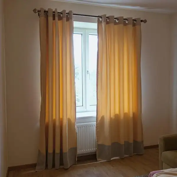 Химчистка штор в квартире - до уборки