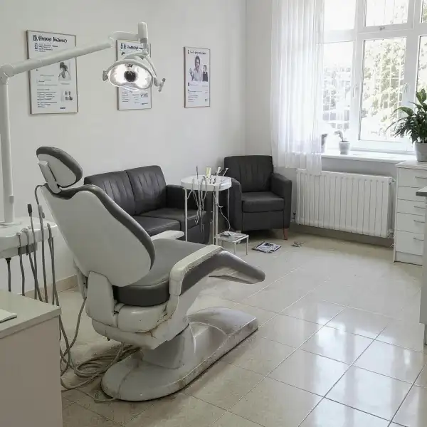 Стоматологический кабинет с зоной ожидания - до уборки